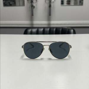 Prada Stylish Gold/Silver  Aviator Sunglasses